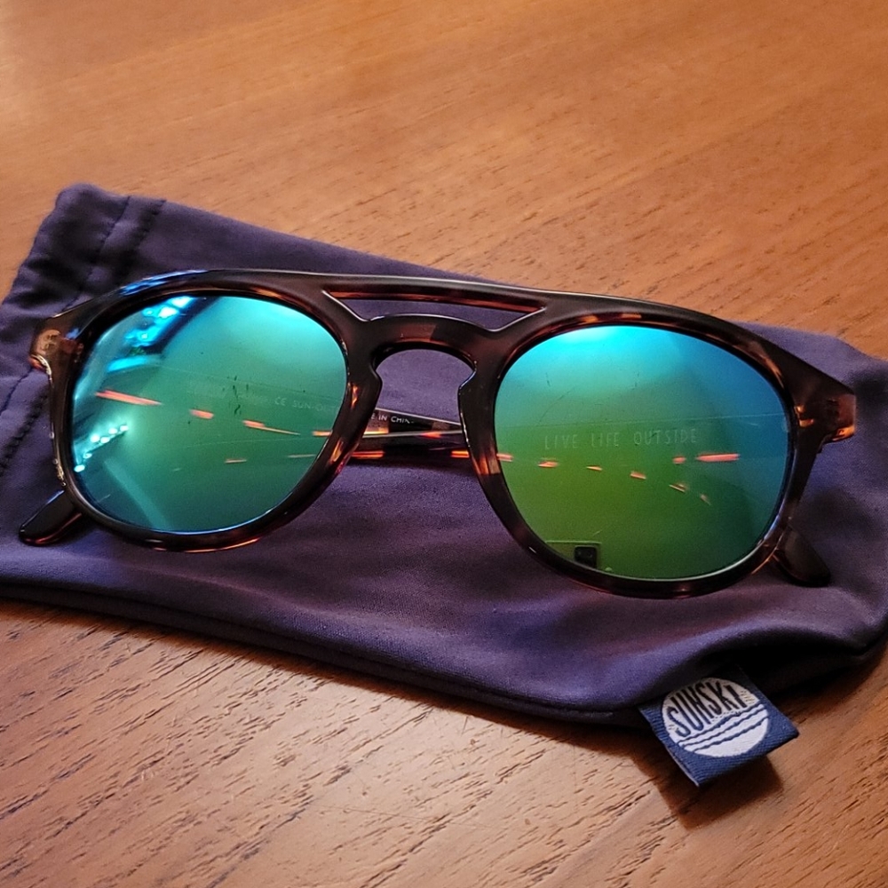 Sunski Olemas -reflective, tortoise plastic